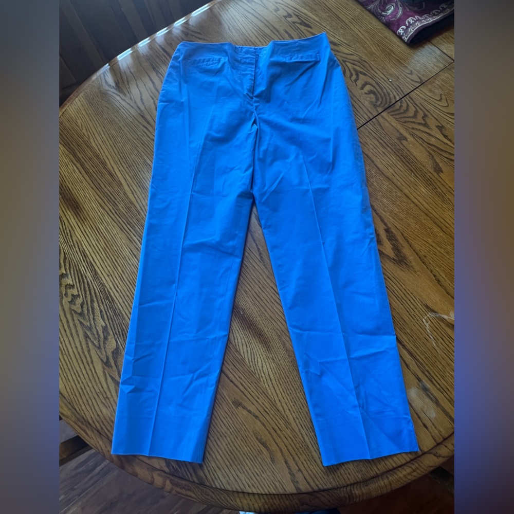 Don Caster Vintage Pencil Pant, Size 12, Electric Blue